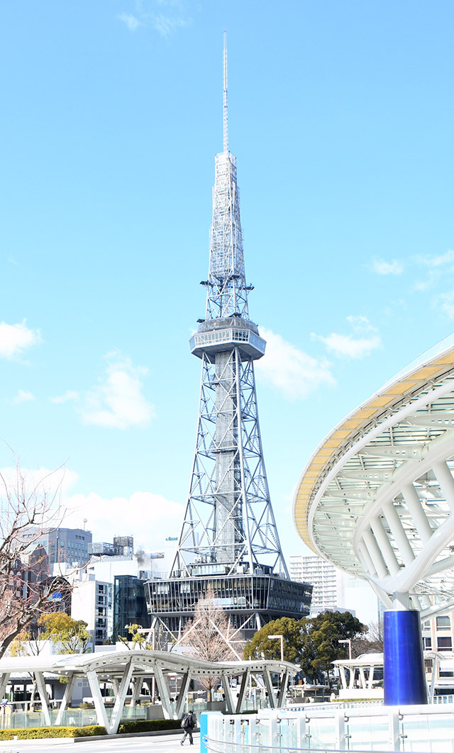 栄のシンボルといえる名古屋テレビ塔（中部電力　ＭＩＲＡＩ　ＴＯＷＥＲ）
