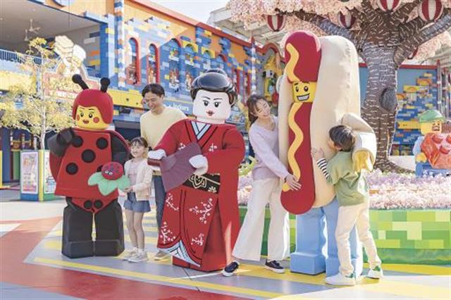 レゴランドでは「春のお祝いパーティー」を開催