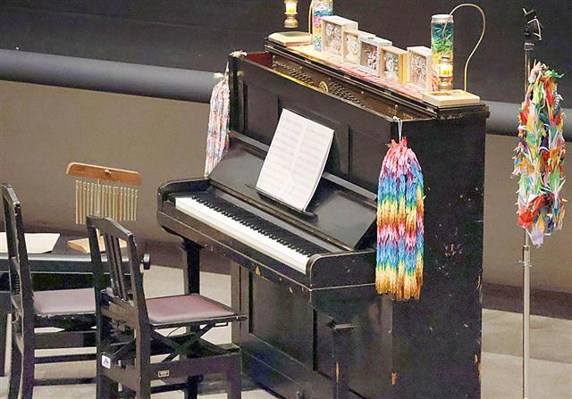 7月、富山県高岡市で演奏された被爆ピアノ