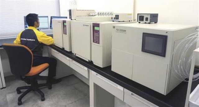 ガス分析装置を増設した