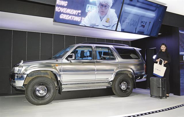 アイシンはショーで技術を紹介した