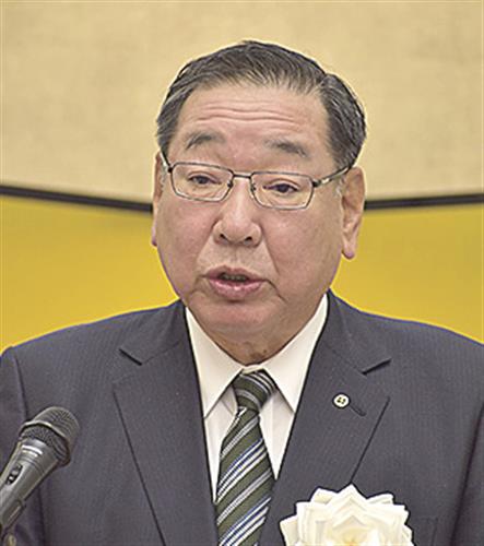 活動方針を発表する社本氏