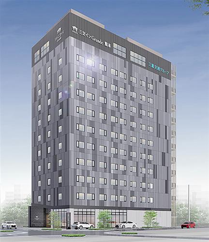 「(仮称)三交インGrande熊本」の外観イメージ