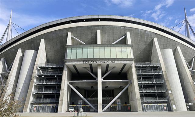 豊田スタジアム=18日午後、豊田市