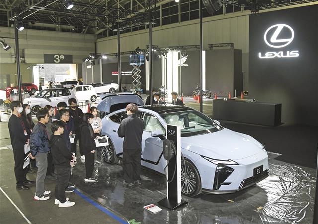 準備が進む「ジャパンモビリティショーナゴヤ」の会場