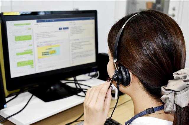 オプテージのオペレーター支援システム(同社提供)