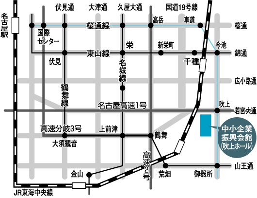 会場までの地図