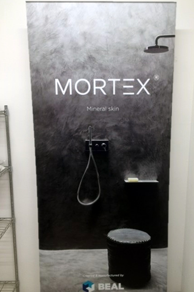 新しい左官材料ＭＯＲＴＥＸ・ＢＥＡＬＳＴＯＮＥ