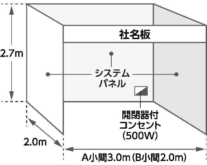ブース間取り